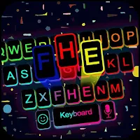 Neon led keyboard: color & rgb