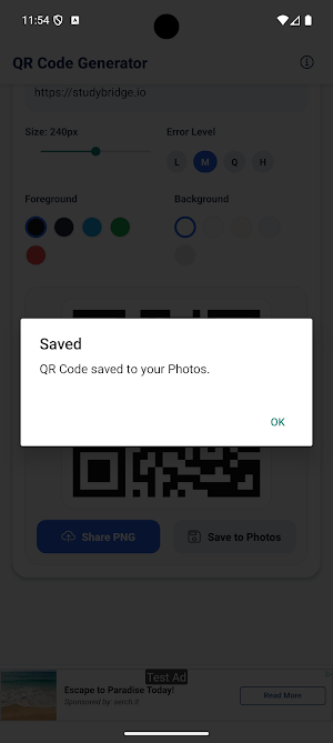 QR Code Generator Screenshot 3