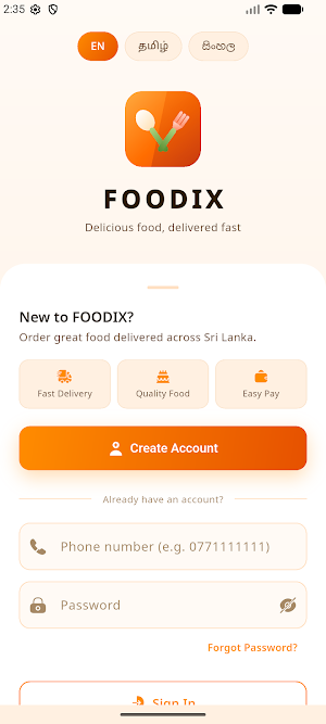 Foodix Screenshot 1