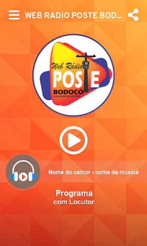 Web Radio Poste Bodocó Screenshot 1