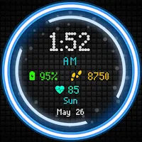 NEON-ONE - Gyro Watch Face