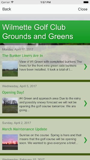 Wilmette Golf Club Screenshot 3