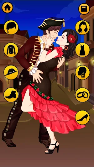 Kissing Dressup For Girls - Cute Couple Makeover Screenshot 1