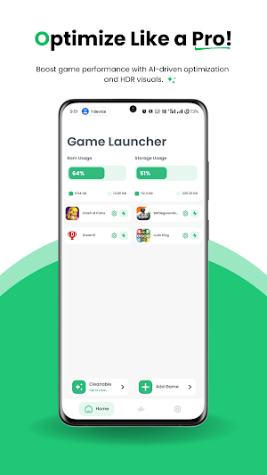 GFX Game Launcher - 4x Faster Screenshot 1