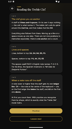 Piano Solfeo: Sight Reading Screenshot 3