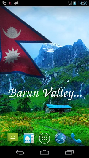Nepal Flag Live Wallpaper Screenshot 2