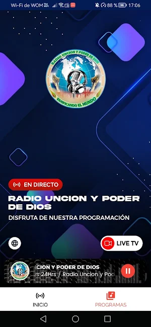 Radio Uncion y Poder De Dios Screenshot 1