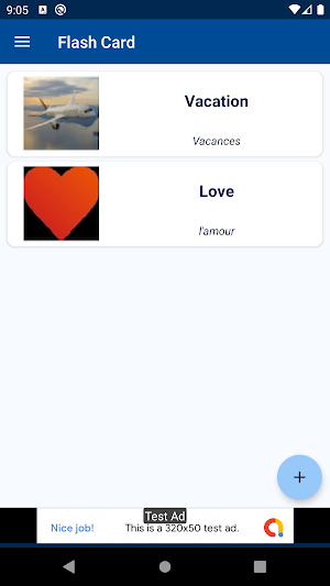 voice flashcards Screenshot 0