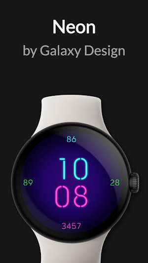 Neon Glow Watch Face Screenshot 0