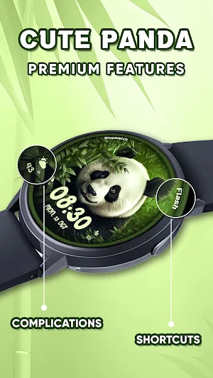 Cute Panda Watch Faces Screenshot 1