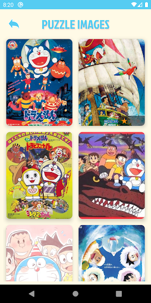 Bluecat Cartoon Jigsaw Puzzle Game Screenshot 2