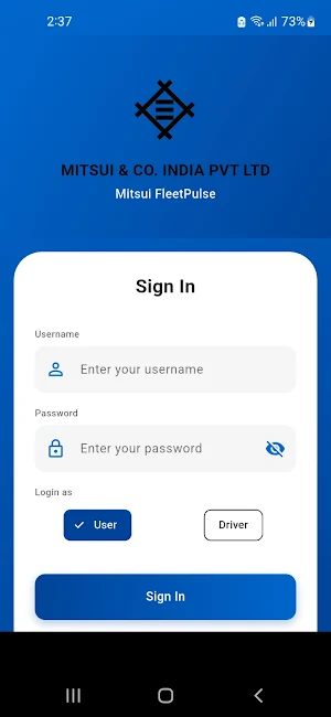 Mitsui Fleet App Screenshot 0