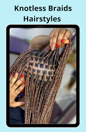 Knotless Braids Hairstyles Screenshot 2