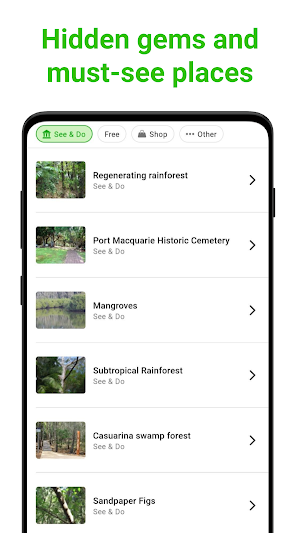 Port Macquarie SmartGuide Screenshot 1