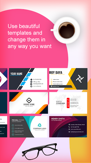 Digital Business Card Maker Screenshot 1