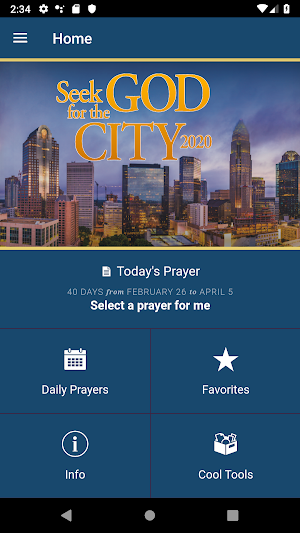 Seek God for the City 2020 Screenshot 0