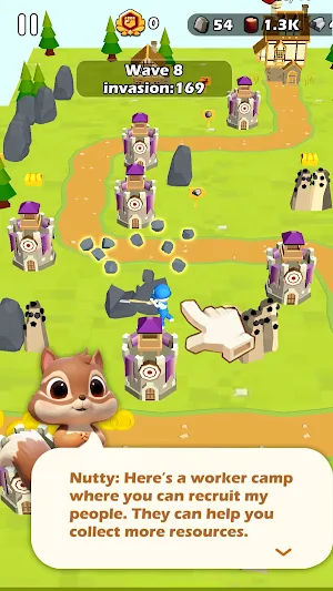Tower Defense Squirrel Castle Screenshot 1