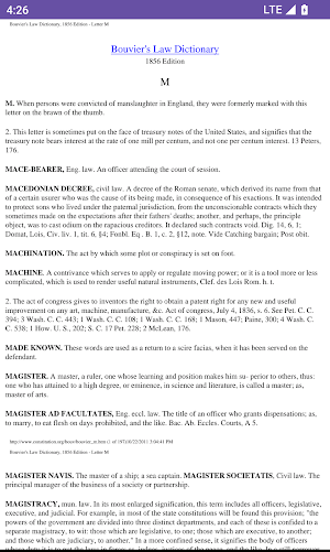 Bouvier Law Dictionary Offline Screenshot 2