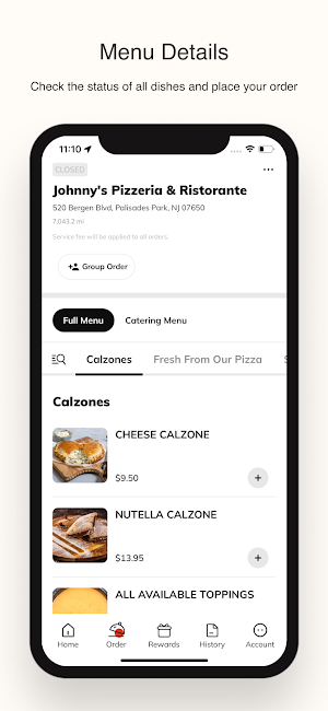 Johnny's Pizzeria Ristorante Screenshot 1