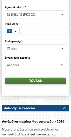 Nemzeti Útdíj - Online Matrica Screenshot 1