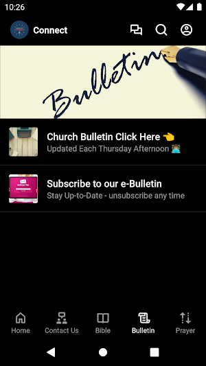 Bunbury SDA Connect Screenshot 2