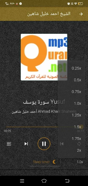 احمد خليل شاهين MP3 قران بدونت Screenshot 3