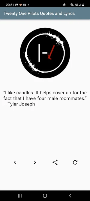 Twenty One Pilots Quotes Screenshot 1