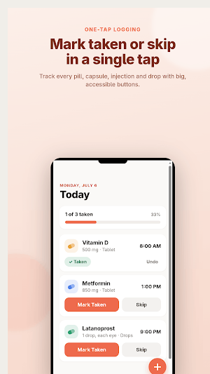 MedEase: Pill Reminder Alarm Screenshot 2