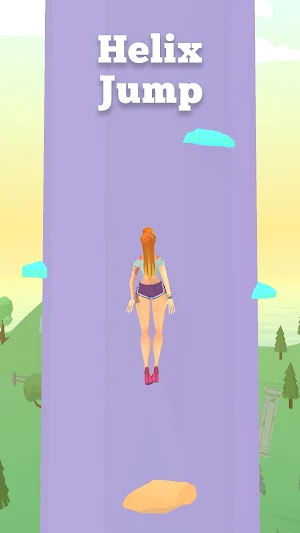 Helix Jump Girl Screenshot 1