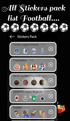 Football stickers for Whatsapp Screenshot 3