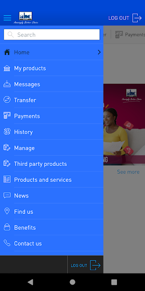 ABC Bank - Mobile App Screenshot 1