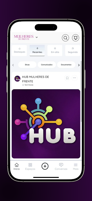 HUB MULHERES DE FRENTE Screenshot 2