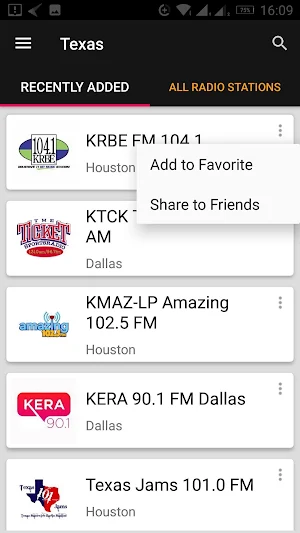 Texas Radio Stations - USA Screenshot 0
