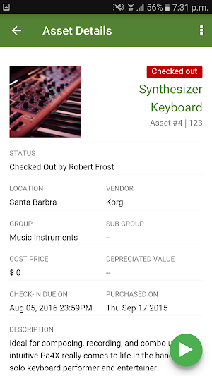 EZOfficeInventory Screenshot 1