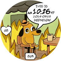 This Is Fine Animated Face
