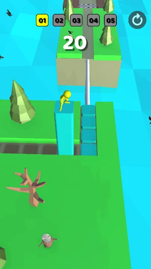 Stacky Dash : 3D Maze Puzzle Screenshot 0