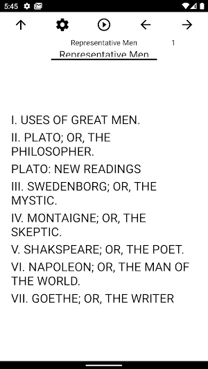 Book, Representative Men Screenshot 0