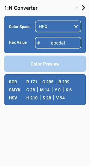 Color Space Converter Screenshot 0