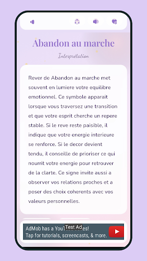 Rêves en Français Dictionnaire Screenshot 3