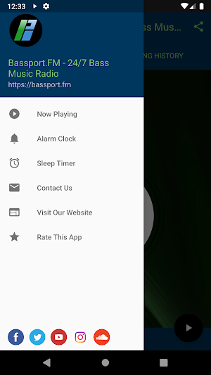 Bassport.FM - 24/7 Bass Music  Screenshot 1