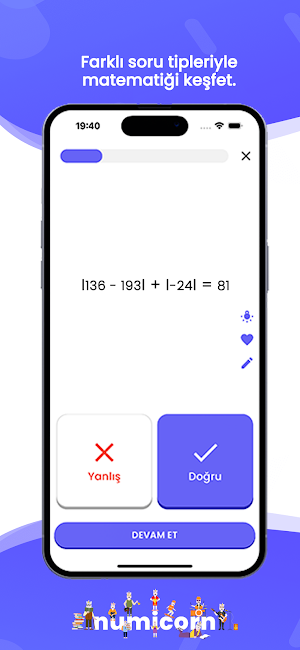 Numicorn - Sıfırdan Matematik Screenshot 1