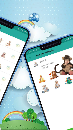 Cute Baby Sticker for WhatsApp Screenshot 1