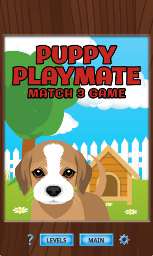 Puppy Playmate Match 3 Fun Screenshot 1