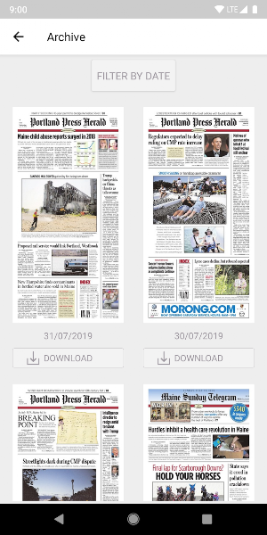 Press Herald e-Edition Screenshot 2