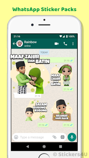 Happy Eid Al Fitr Sticker Pack Screenshot 1