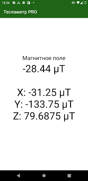 Magnetometer Screenshot 3