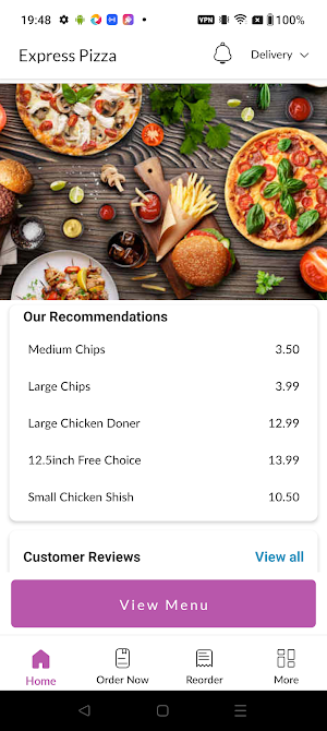 Express Pizza Screenshot 1