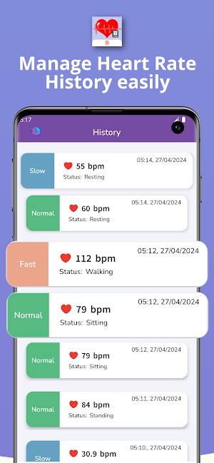 Heart Rate Monitor Pressure Screenshot 2