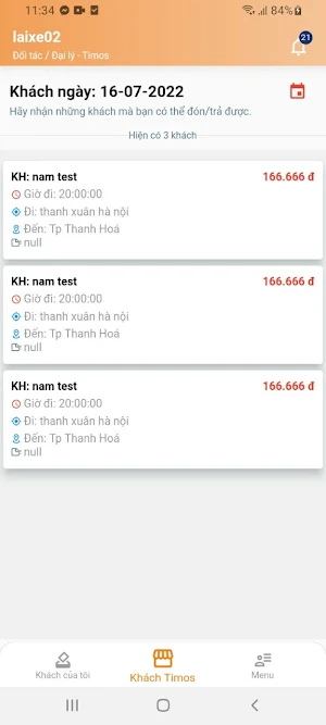 Đối tác - Timos Screenshot 1