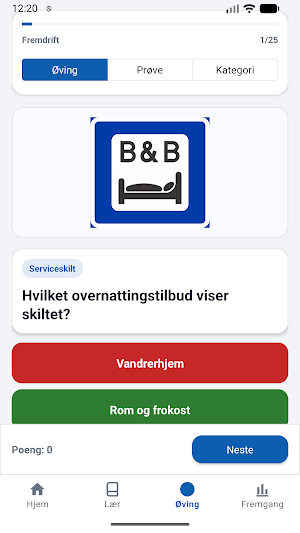 Trafikkskilt Norge Quiz Screenshot 3